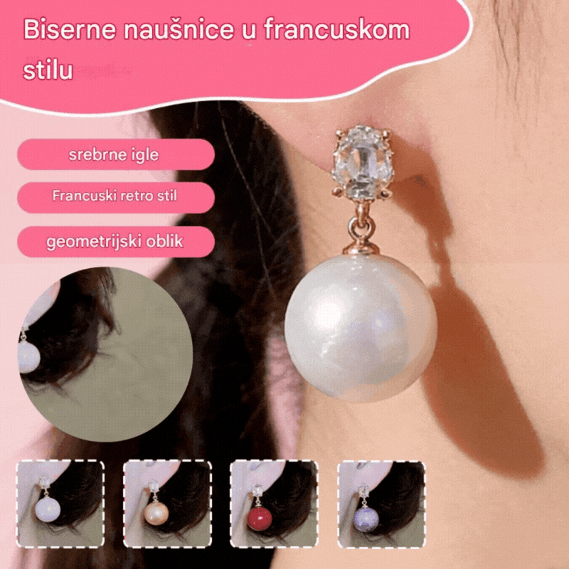 💋 Nove luksuzne francuske biserno-srebrne naušnice iz 2026.