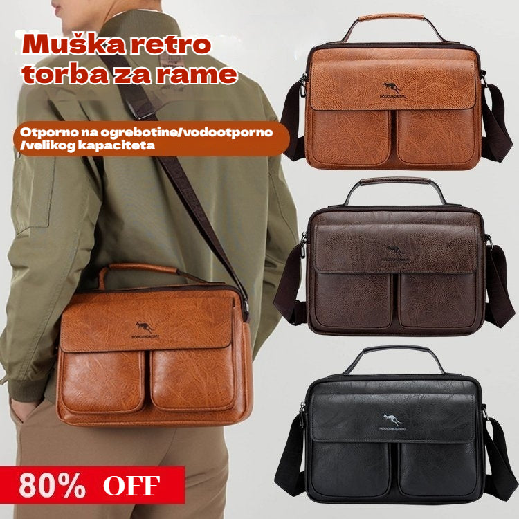 Nova jednostavna moderna torba za rame. Zadebljana, vodootporna, otporna na habanje i ogrebotine, velikog kapaciteta i više pretinaca za jednostavno odvajanje predmeta.