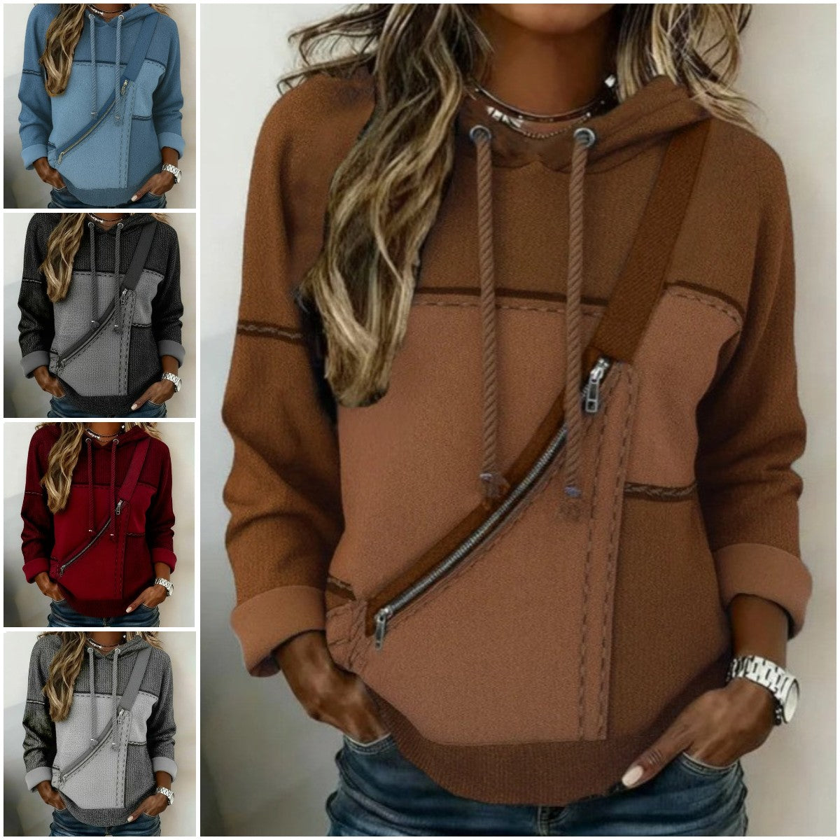 🔥【Kupite 1, dobijte 1 gratis】🎀🎀【S-5XL】Ženska majica dugih rukava s kapuljačom i printom