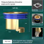 🔥Kupite 1, dobijte 1 GRATIS!🔥 Univerzalni mesingani podni odvod s jezgrom protiv neugodnih mirisa 🚿✨