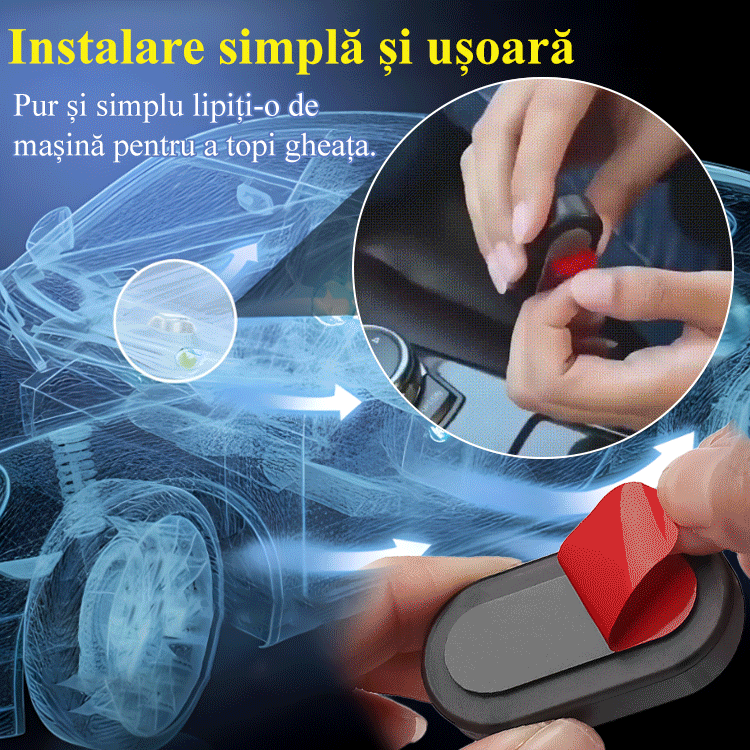 Mini prijenosni odleđivač poseban za staklo i artefakt topljenja snijega