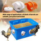 🐓【15 hranilica + otvarač rupa】Automatska hranilica za kokoši, patke i guske