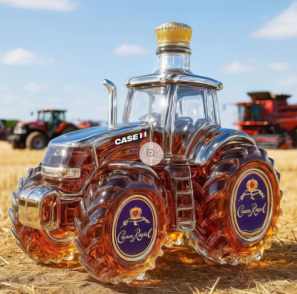 【30%OFF】🚜Retro boca vina s motivom poljoprivrednog traktora,🎁🎁Kreativni zatvoreni ukrasi za bocu viskija