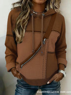 🔥【Kupite 1, dobijte 1 gratis】🎀🎀【S-5XL】Ženska majica dugih rukava s kapuljačom i printom