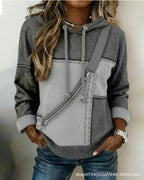 🔥【Kupite 1, dobijte 1 gratis】🎀🎀【S-5XL】Ženska majica dugih rukava s kapuljačom i printom