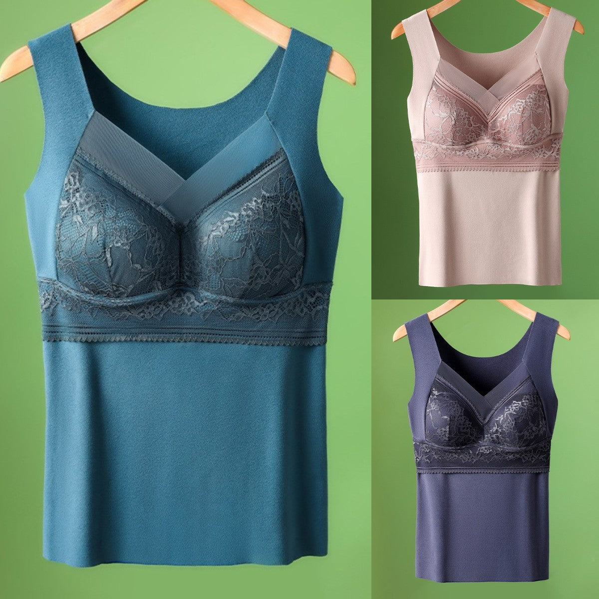 🔥【3 stavke】❤️2025 čipkasta topla majica s elegantnim leđima