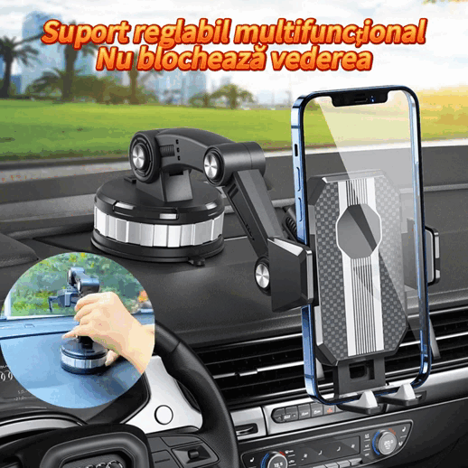 🔥🚗Višenamjenski držač za mobitel u automobilu, može izdržati težinu do 5 kg!