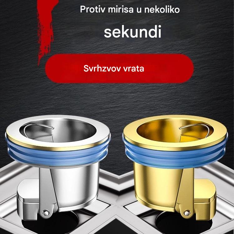 🔥Kupite 1, dobijte 1 GRATIS!🔥 Univerzalni mesingani podni odvod s jezgrom protiv neugodnih mirisa 🚿✨