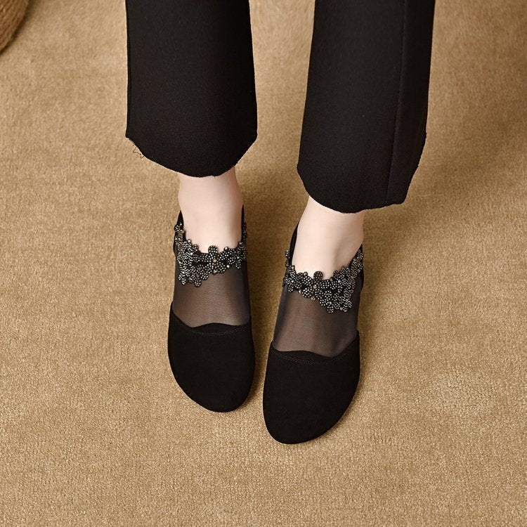 ✨【35-41】🏆nove šuplje mrežaste štikle s mekim dnom za žene