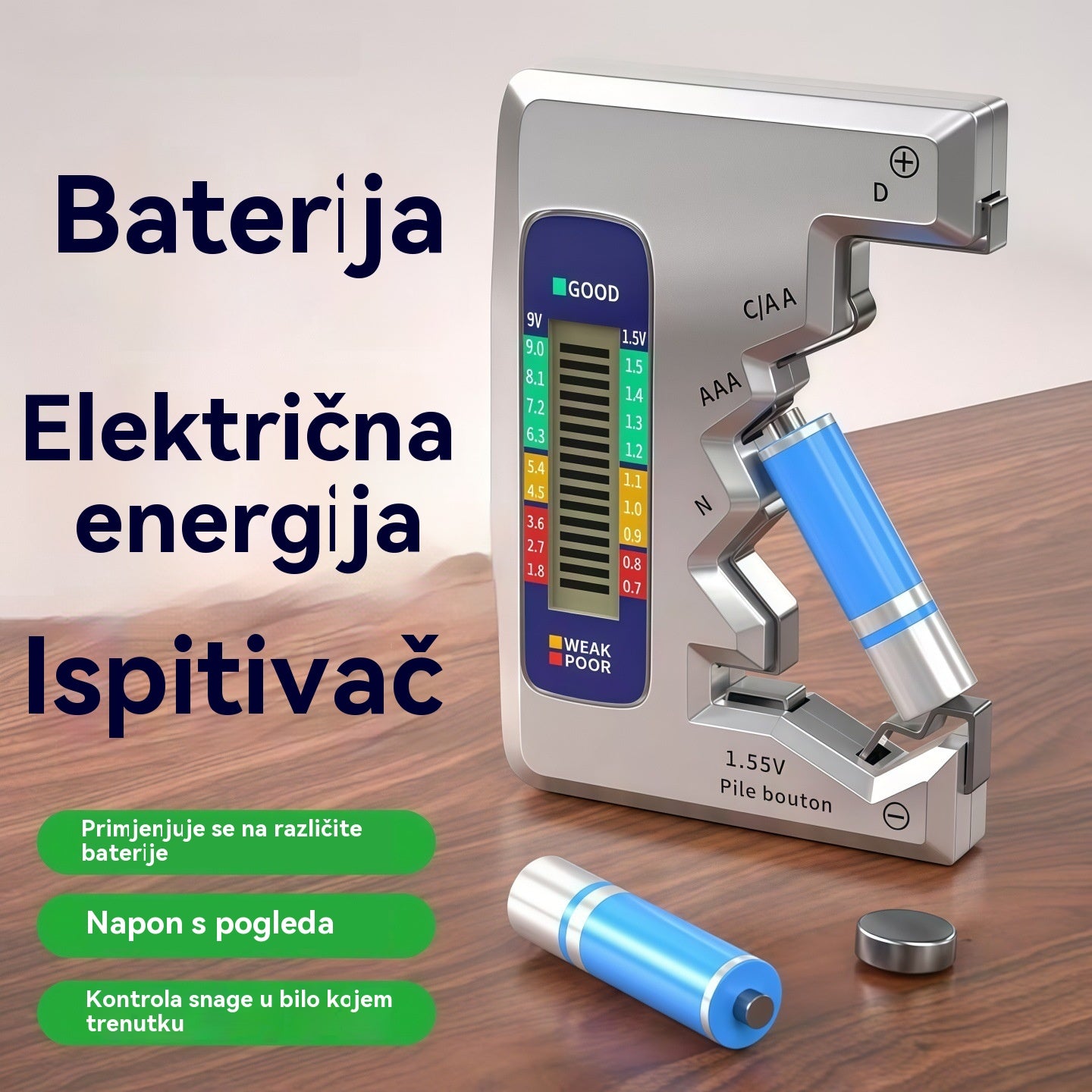 ⚡Testeri baterija olakšavaju vam život