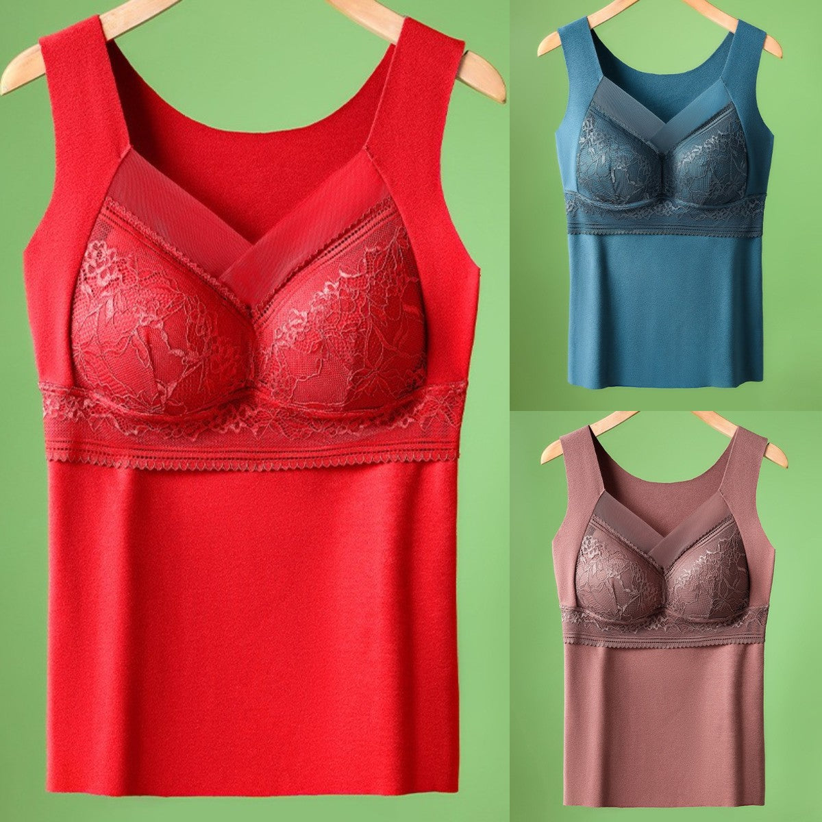 🔥【3 stavke】❤️2025 čipkasta topla majica s elegantnim leđima