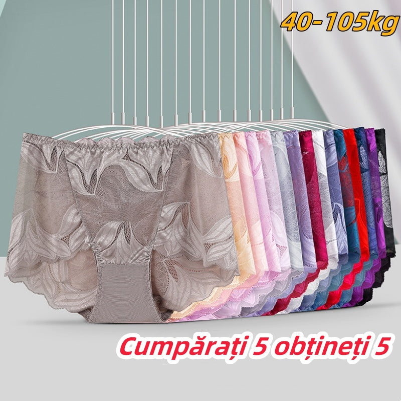 🔥💘【5 komad 】💋【40-105kg】 Seksi, prozračno žensko donje rublje do srednjeg struka