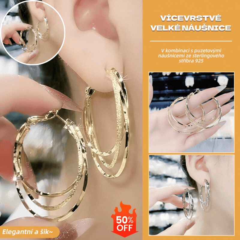 ✨Velike naušnice od 925 sterling srebra