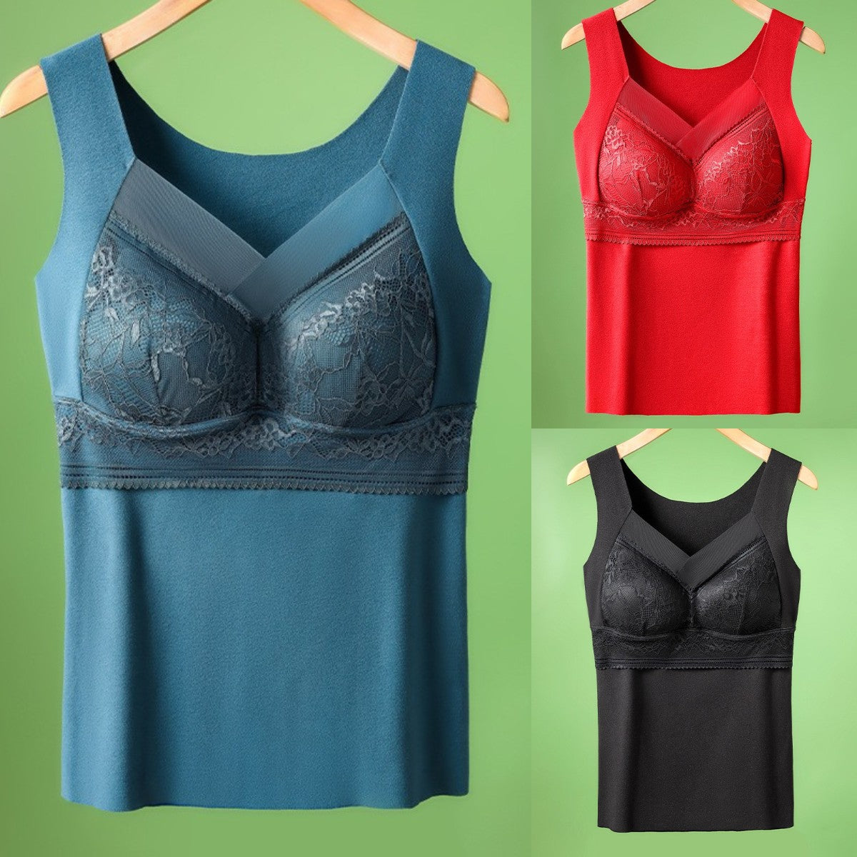 🔥【3 stavke】❤️2025 čipkasta topla majica s elegantnim leđima